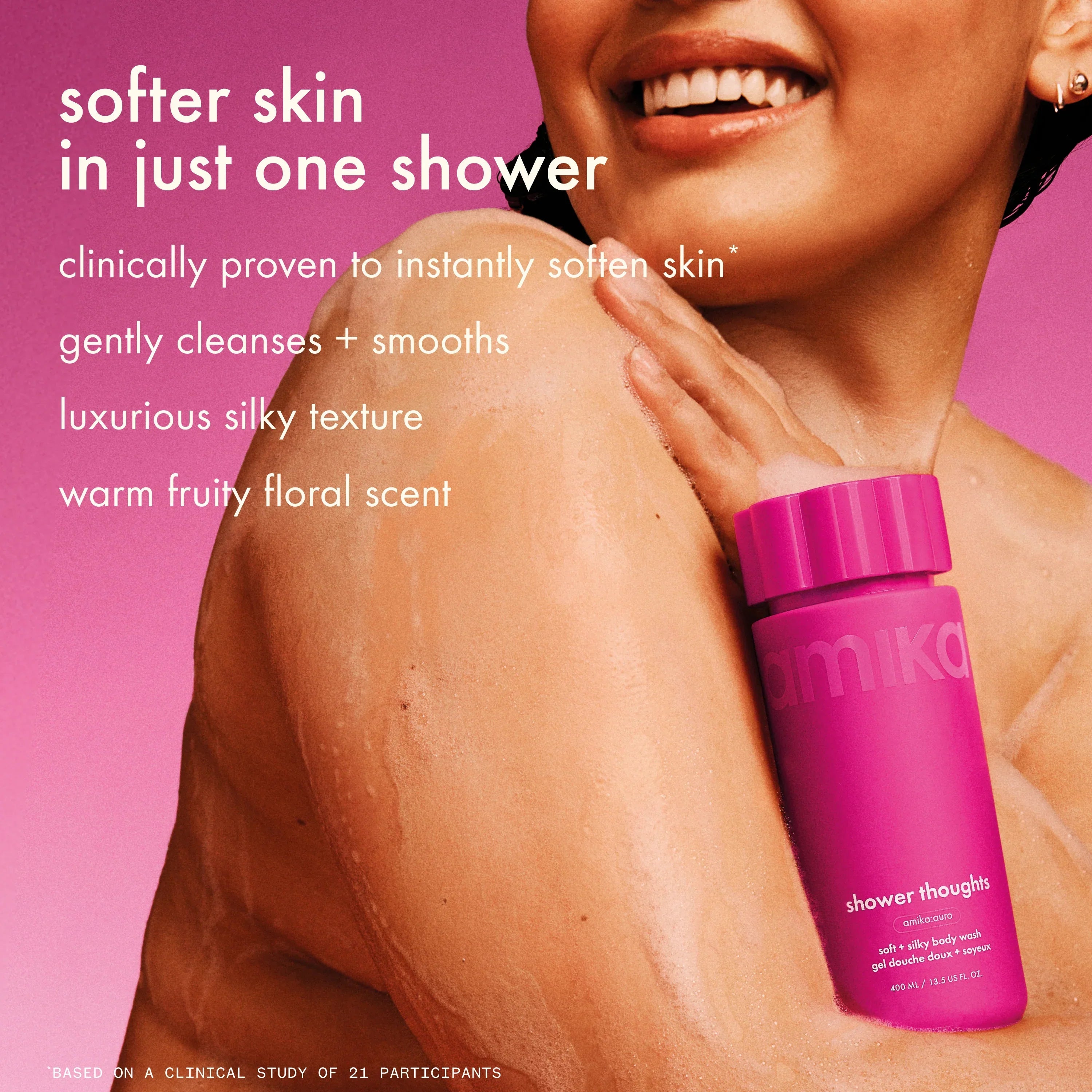 shower thoughts soft + silky body wash Secondary image
