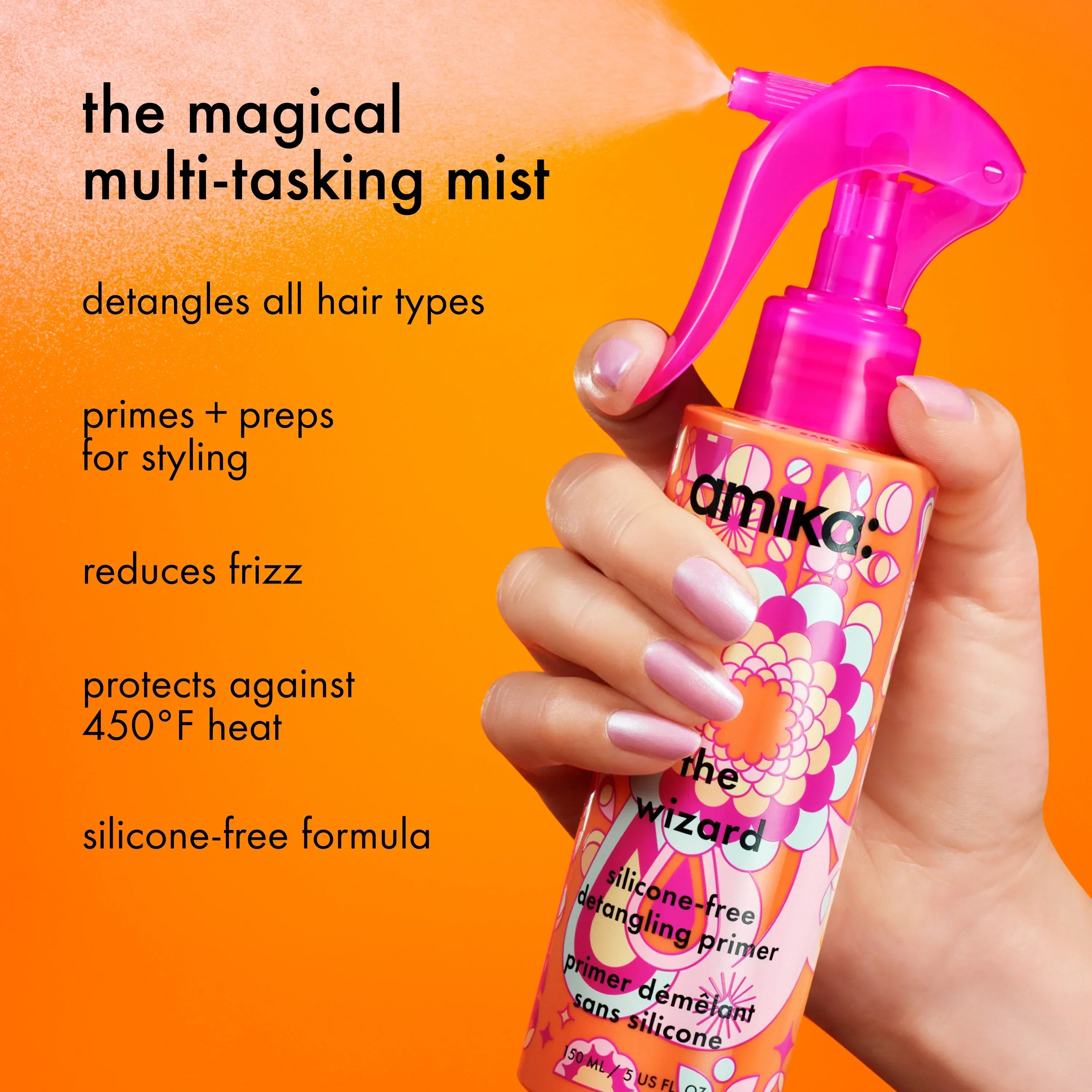 the wizard silicone-free detangling hair primer (silicone-free) - 5 oz / 150 ml Secondary image